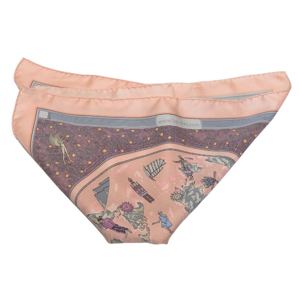 Hrmes.Com World Map Scarf - image 3